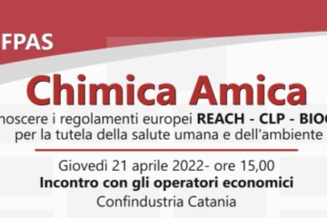 Regolamenti europei sui rischi chimici per le aziende. Il 21 aprile il progetto ‘Chimica Amica’ del CEFPAS fa tappa a Confindustria Catania