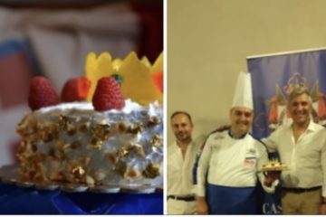 “Savoia Royal”: torta regale realizzata dallo chef siciliano Andrea Finocchiaro per il 50esimo compleanno di Emanuele Filiberto di Savoia 