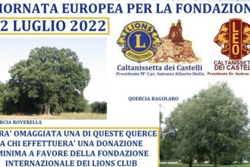 Caltanissetta. Giornata europea fondazione internazionale  Lions Clubs 
