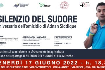 Il silenzio del sudore: venerdì 17 a Caltanissetta conferenza sul caporalato nel secondo anniversario della morte di Adnan Siddique 