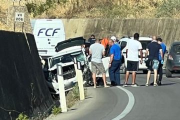 Palma di Montechiaro. Incidente, 4 feriti, uno è grave, trasferito in elisoccorso a Caltanissetta