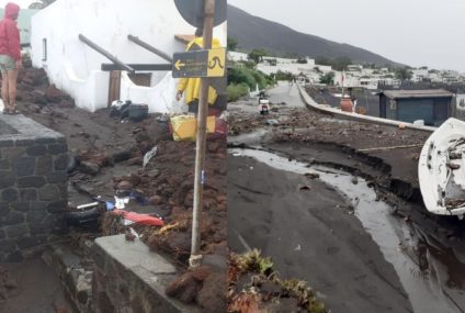 Protezione civile: Danni a Stromboli e allagamenti a Lipari causati dal maltempo