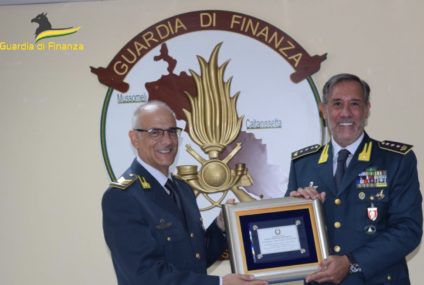 GDF Caltanissetta: va in pensione il Brigadiere Capo Filippo Cosentino