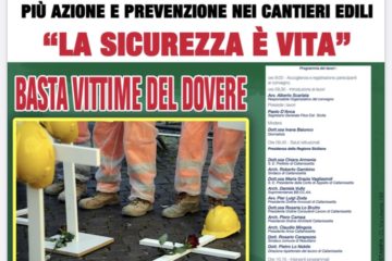 A Caltanissetta convegno Filca Cisl Sicilia: “Più azione e prevenzione nei cantieri edili, la sicurezza è vita”