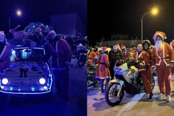 San Cataldo, grande successo per la seconda edizione di “Babbo Natale in moto” 