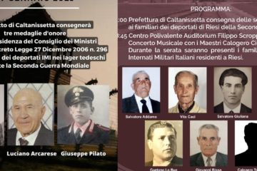 Caltanissetta, il prefetto consegnerà 15 medaglie d’onore ai deportati IMI nisseni
