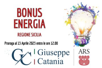 Bonus Energia per le PMI siciliane: prorogato il termine di presentazione delle istanze