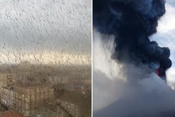 Etna in eruzione: voli sospesi all’aeroporto di Catania