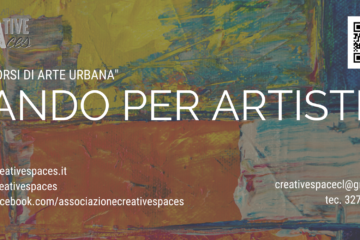“Percorsi di Arte Urbana”: l’Associazione culturale “Creative Spaces” alla ricerca di Artisti