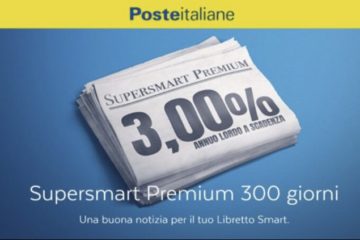 Poste Italiane: offerta Supersmart Premium con rendimento al 3%