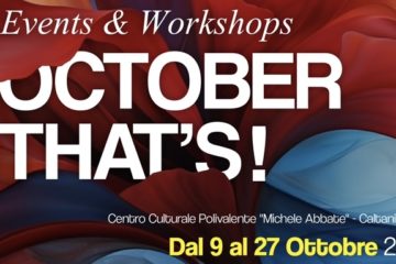Caltanissetta, “October That’s”: eventi e laboratori al Centro Culturale Michele Abbate
