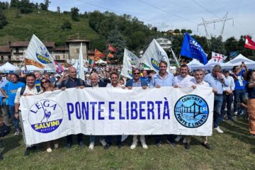 Raduno politico militanti Lega, per la provincia nissena presente Oscar Aiello