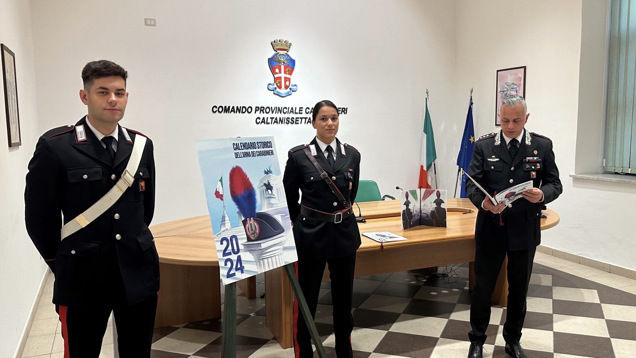 Presentato il Calendario Storico dell'Arma dei Carabinieri 2024
